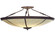 Commerce Four Light Semi-Flushmount in Cafe Noir (57|112356)