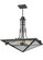 Lineage Four Light Inverted Pendant in Timeless Bronze (57|112350)