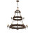 Warwick 21 Light Chandelier in Hand Waxed Metal (57|112084)