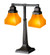 Bungalow Two Light Desk Lamp in Mahogany Bronze (57|111803)