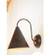 Cone Wall Sconce in Wrought Iron (57|111210)