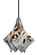Metro Fusion One Light Mini Pendant in Brushed Nickel (57|110507)