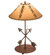 Arrowhead One Light Table Lamp in Red Rust/Clear Coat (57|109374)
