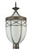 Borough Hall One Light Post Mount in Craftsman Brown (57|109155)
