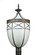 Borough Hall One Light Post Mount in Craftsman Brown (57|109139)