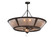 Sutter Ten Light Chandelier in Cafe Noir Oiled Bronze//Dark Oak Blades (57|108444)