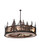Tall Pines Eight Light Chandelier in Silver Mica Bn (57|108064)