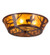 Cowboy Four Light Flushmount in Rust (57|107593)