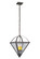 Pyramid Four Light Inverted Pendant in Mahogany Bronze (57|107102)
