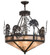 Deer On The Loose Four Light Inverted Pendant in Timeless Bronze (57|106999)