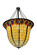 Nouveau 12 Light Inverted Pendant in Mahogany Bronze (57|106019)