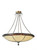 Greenbriar Oak Six Light Inverted Pendant in Antique Copper (57|105628)