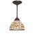 Tiffany Turning Leaf One Light Mini Pendant (57|105221)