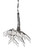 Winter At Stillwater One Light Chandelier in Wrought Iron (57|105212)