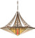 North Sonoma Eight Light Pendant in Beige Flame Xag (57|103993)