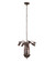 Pond Lily 12 Light Chandelier Hardware in Mahogany Bronze (57|10335)