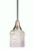 Metro Fusion One Light Mini Pendant in Nickel (57|10327) Metro Fusion One Light Mini Pendant in Nickel (57|10327)