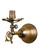 Gas Reproduction One Light Wall Sconce in Antique Brass (57|101561)