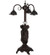 Three Graces Three Light Table Base in Mahogany Bronze (57|10149)