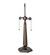 Hex Two Light Table Base in Mahogany Bronze (57|10134)