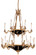 Metropolitan Family 18 Light Chandelier in Doré Gold With Black (29|N850220)