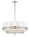 Sutton by Robin Baron Four Light Pendant in Polished Nickel (29|N7384613)