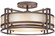 Underscore Three Light Semi Flush Mount in Cimarron Bronze (29|N69641267B)