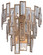 Bel Mondo Three Light Wall Sconce in Luxor Gold (29|N2670274)