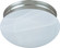 Essentials - 588x Two Light Flush Mount in Satin Nickel (16|5885MRSN)