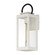 Nassau Vivex One Light Outdoor Wall Sconce in White / Black (16|40314CLWTBK)