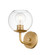 Branch One Light Wall Sconce in Natural Aged Brass (16|38411CLNAB)