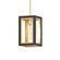 Neoclass One Light Outdoor Pendant in Black / Gold (16|30051CLBKGLD)