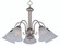 Malaga Five Light Chandelier in Satin Nickel (16|2698FTSN)