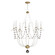 Formosa Eight Light Chandelier in Ecru/Venetian Gold (16|20488ECVG)