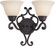 Manor Two Light Wall Sconce in Oil Rubbed Bronze (16|12212FIOI)