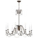 Plumette Eight Light Chandelier in Chestnut Bronze (16|12168CHBCRY)