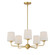 Bristol Five Light Chandelier in Satin Brass (16|12095SWSBR)