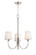 Shelter Three Light Chandelier in Satin Nickel (16|11823SWSN)