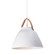 Nordic One Light Pendant in Tan Leather / White (16|11356TNWT)