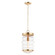 Newport One Light Pendant in Satin Brass (16|11124CLSBR)
