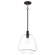 Babylon One Light Pendant in Black (16|11116CLBK)