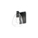 Babylon One Light Wall Sconce in Black (16|11111CLBK)