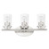 Corona Three Light Bath Vanity in Satin Nickel (16|10213CLSN)