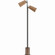 Scout LED Floor Lamp in Weathered Wood / Tan Leather (16|10099WWDTN)