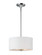 Bongo Two Light Semi-Flush Mount in Satin Nickel (16|10011WLSN)