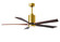 Patricia-5 60'' Ceiling Fan in Brushed Brass (101|PA5BRBRWA60)