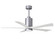 Patricia-5 52'' Ceiling Fan in Brushed Nickel (101|PA5BNMWH52)