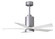Patricia 42''Ceiling Fan in Brushed Nickel (101|PA5BNMWH42)