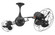 Italo Ventania 53''Ceiling Fan in Black Nickel (101|IVBKNMTL)