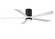 Irene-5HLK 60'' Ceiling Fan in Matte Black (101|IR5HLKBKMWH60)